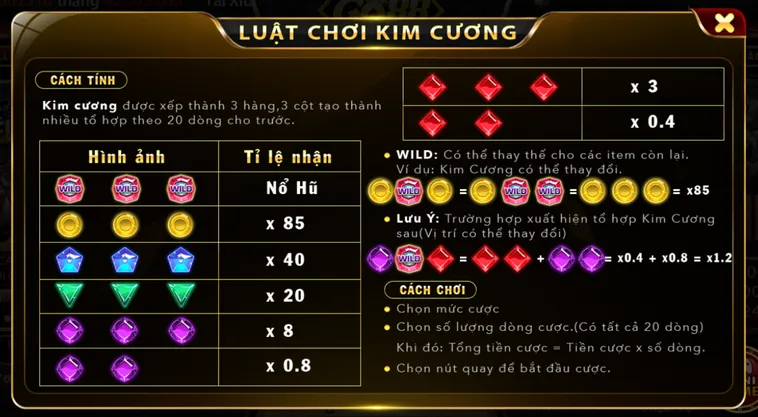 Minigame Kim Cương Tại Go88 Sân Chơi Quay Hũ Đẳng Cấp Với Tỷ Lệ Thắng Lớn