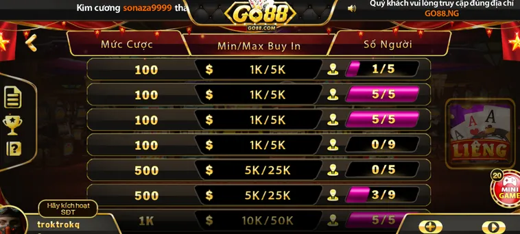 Liêng Tại Go88 Sân Chơi Đấu Trí Đỉnh Cao Với Tỷ Lệ Chiến Thắng Siêu Khủng