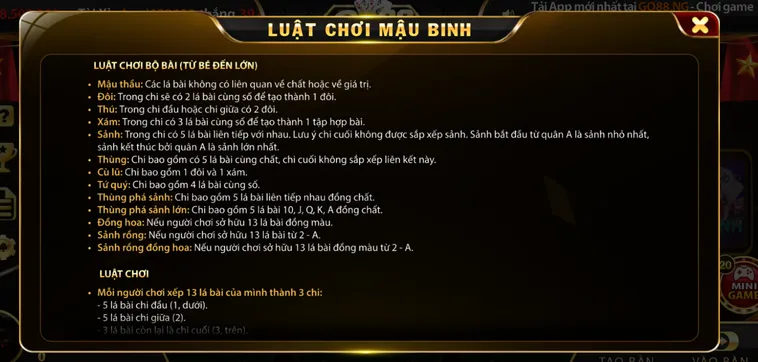 Trải Nghiệm Sức Hấp Dẫn Của Tựa Game Mậu Binh Tại Go88 Đẳng Cấp Nhất