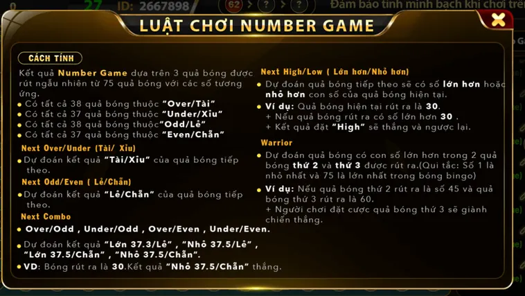Number Game Tại Go88 Sân Chơi Cá Cược Đỉnh Cao Cho Các Cao Thủ Chuyên Nghiệp