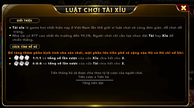 Casino Sicbo Tài Xỉu Sảnh Rồng Tại Go88 Đẳng Cấp Thượng Lưu
