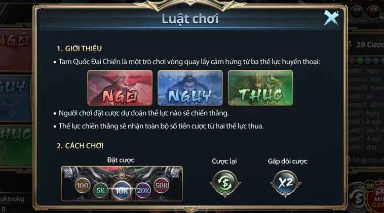 Minigame Tam Quốc Đại Chiến Tại Go88 Siêu Phẩm Chiến Thuật Với Tỷ Lệ Thắng Lớn