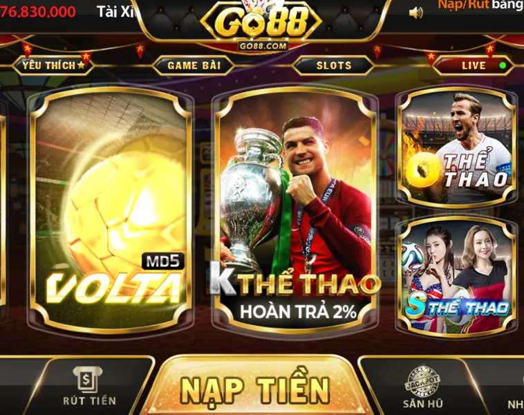 Sảnh Thể Thao Go88 Sân Chơi Cá Cược Đẳng Cấp Đỉnh Cao Cho Mọi Game Thủ