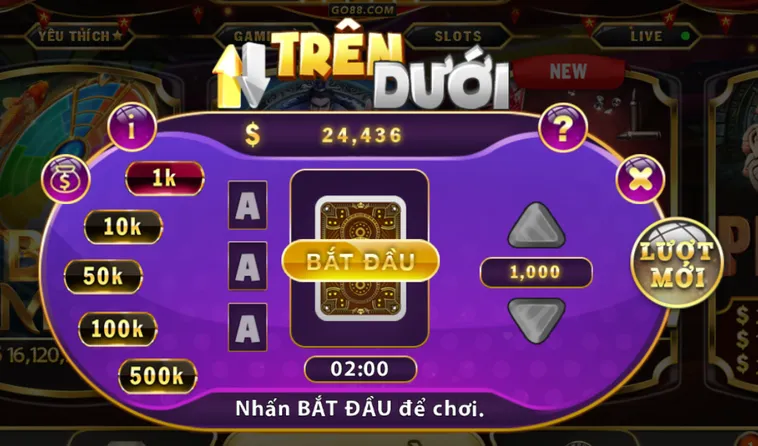 Trải Nghiệm Đỉnh Cao Của Tựa Game Minigame Trên Dưới Tại Go88