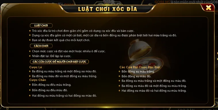 Casino Xóc Đĩa Tại Go88 Thiên Đường Trò Chơi Dân Gian Đẳng Cấp Quốc Tế